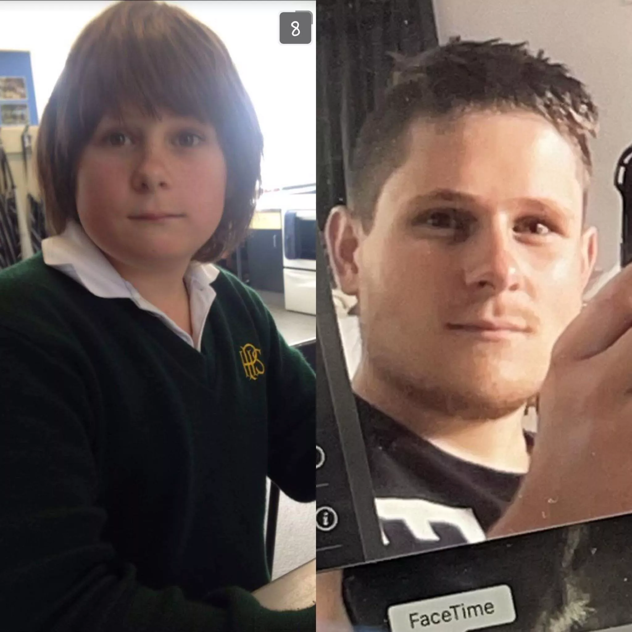 High school vs now, glow up or nah? 😅