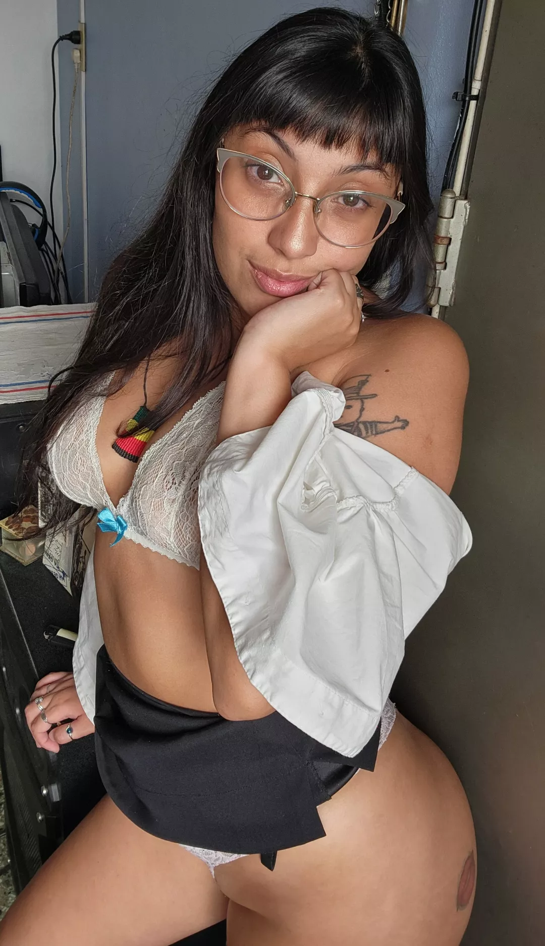 I prepare for the zoom with my boss 