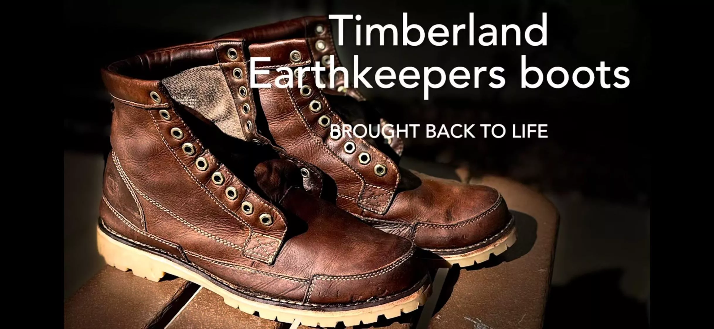 I resoled my buddy’s Timberland Earthkeepers boots
