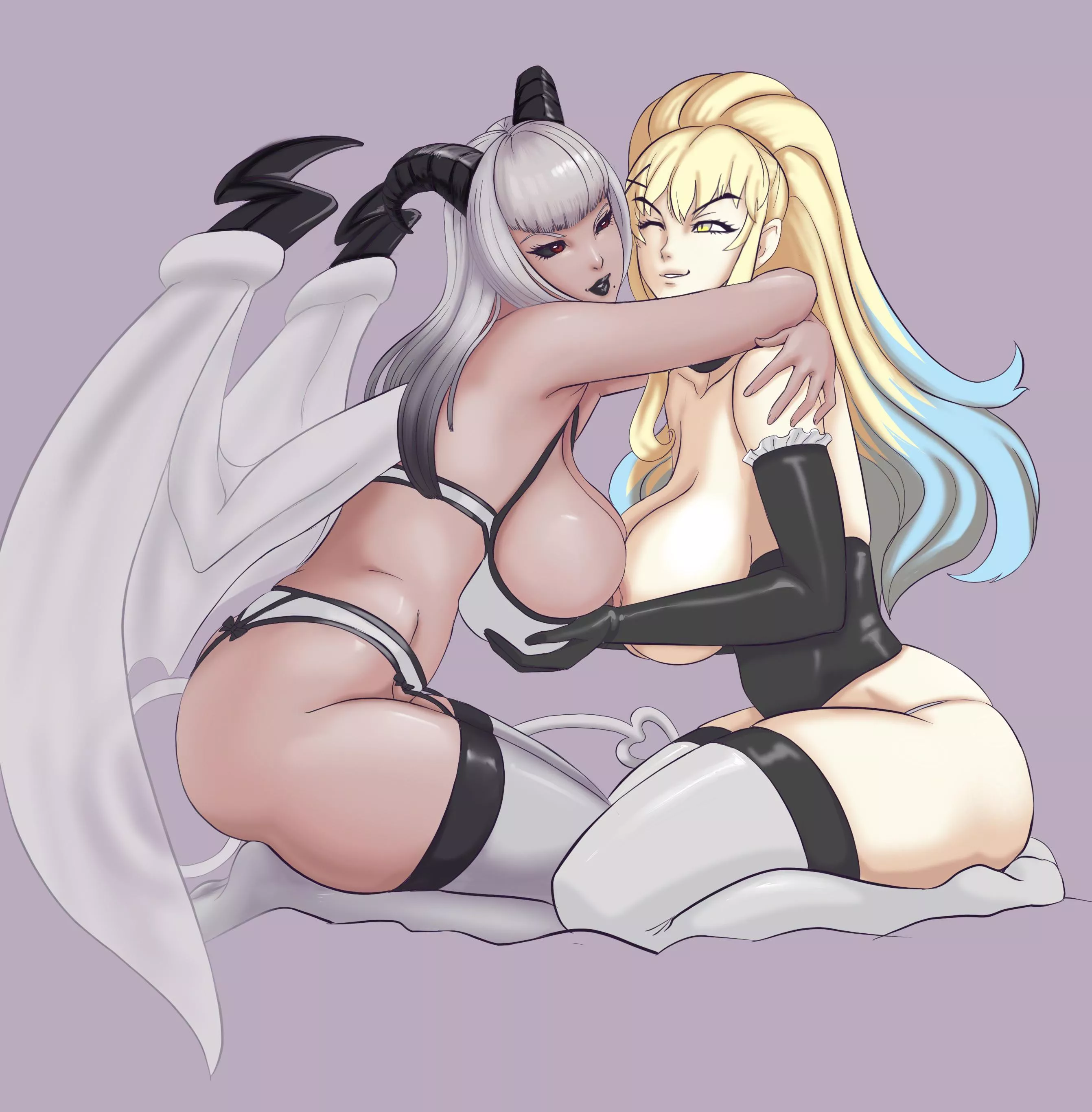 Lilin and Tamara by Zilvan