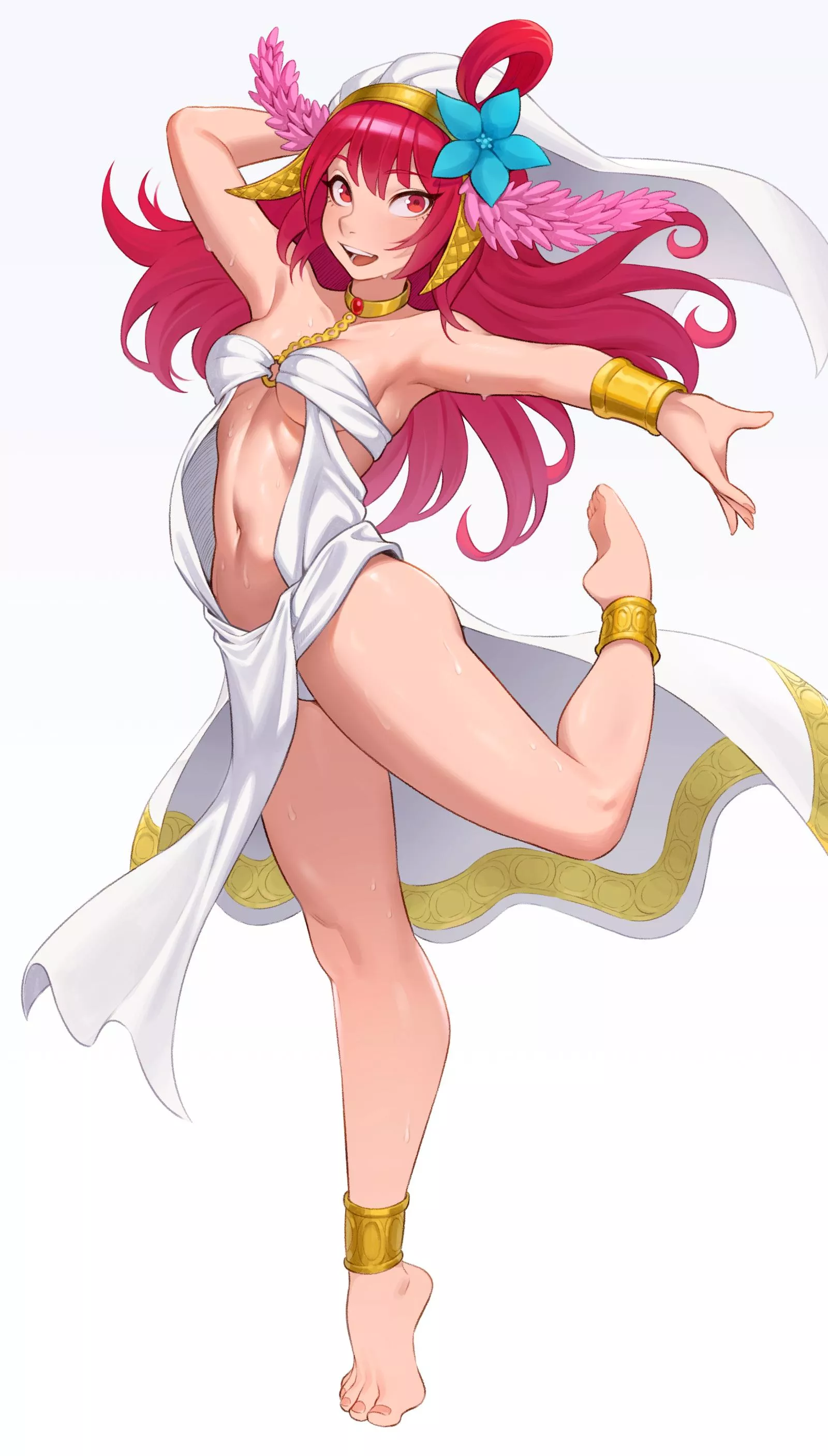 Morgiana in a dancer outfit