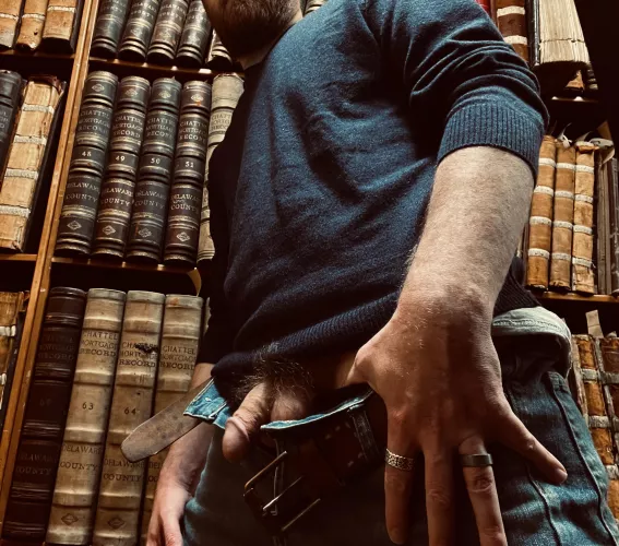 Oh, pardon me, I didn’t know anyone else was in the library.