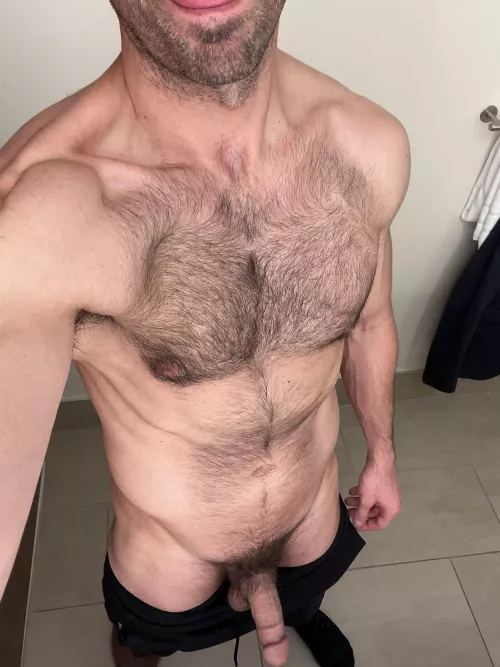 One before I’m forced to put on my outside clothes. 