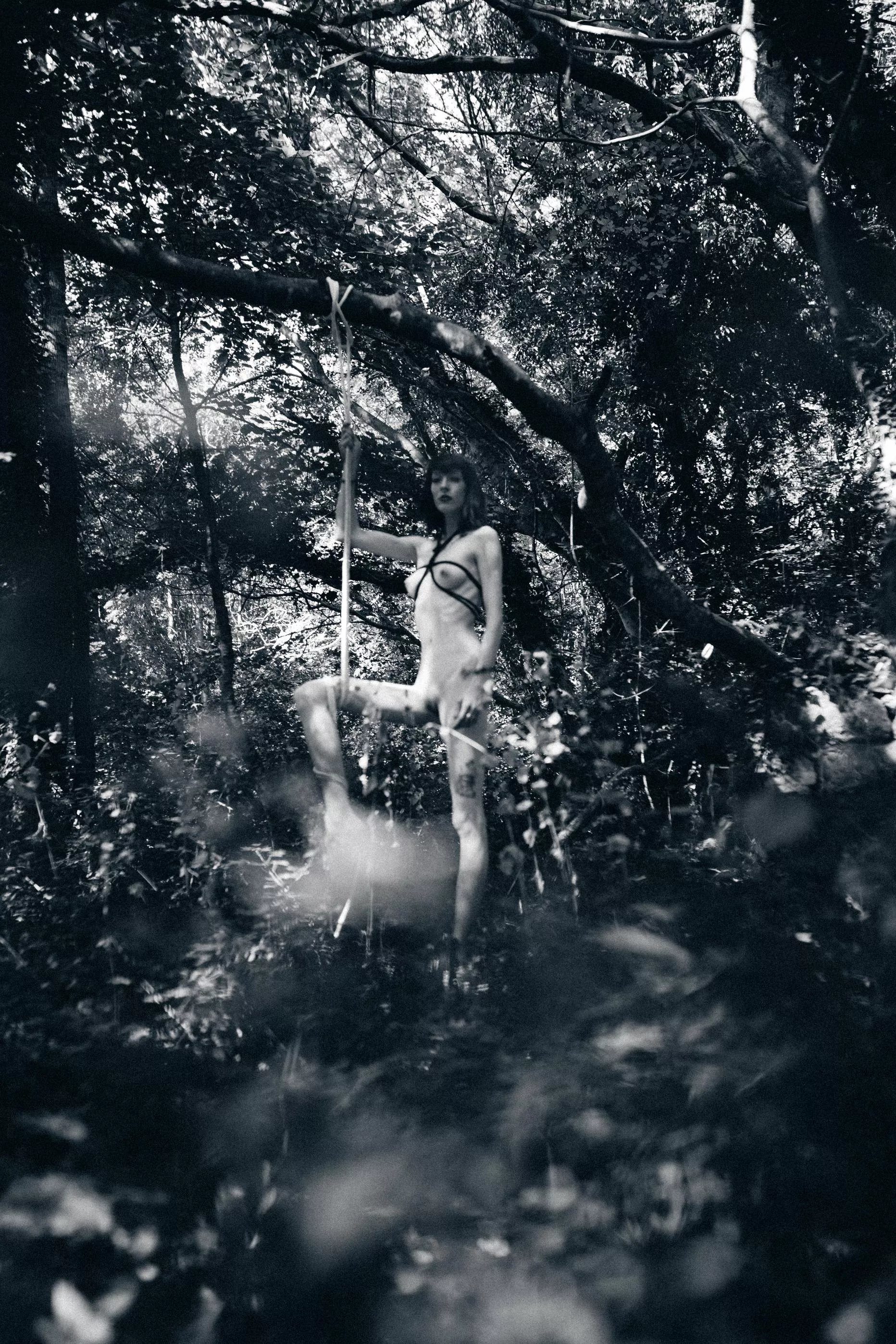 Skinny body and rope...