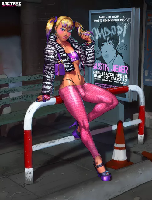 Waiting for you to pick her up