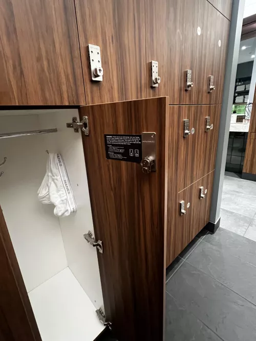 Had to let the guys in the locker room know what was under my gym shorts…