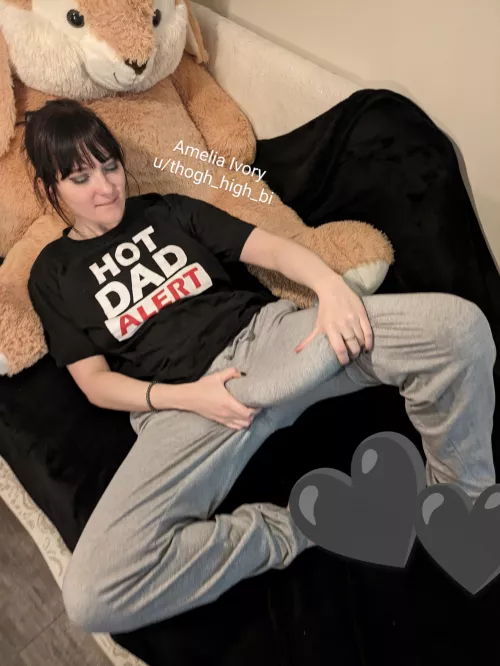 I like to wear sweatpants around you so you can always see how hard I am 