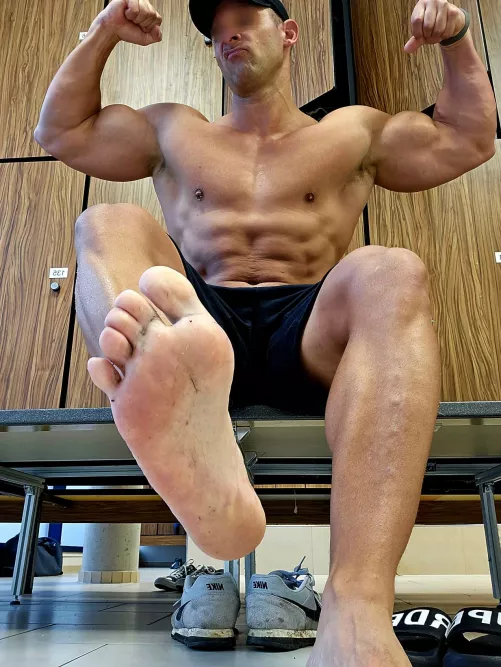 my guns after a workout