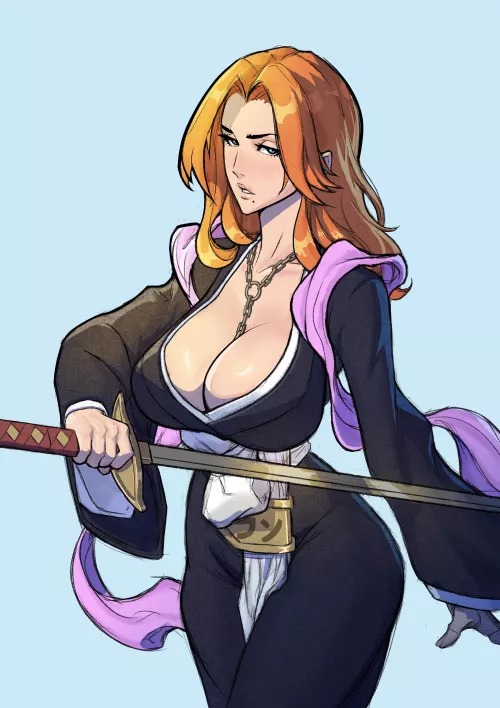 Rangiku fanart by me (jamjohn_art)