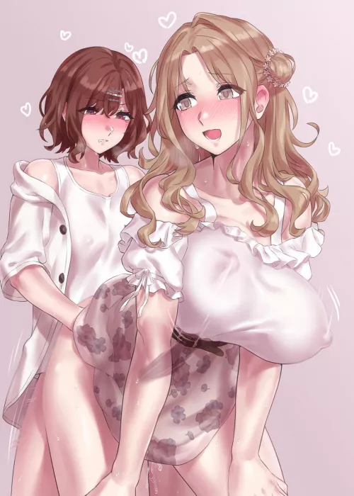 Senpai is too shy to do it from the front (mizuumi) [Idolmaster]