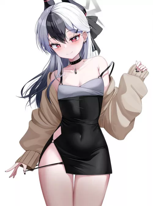 Sexy and cute angel waifu