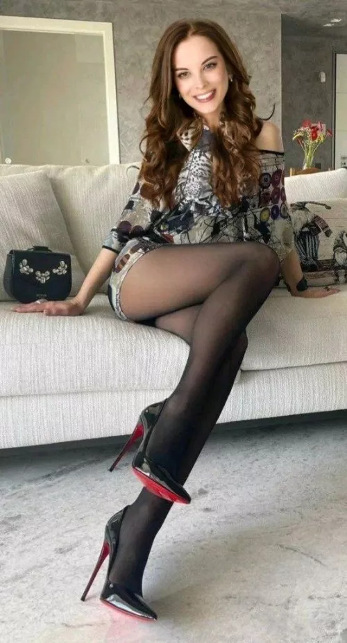 Sexy tights and heels 