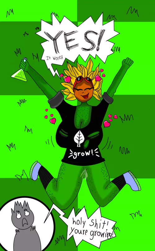 Solar flare tried crazy Dave’s chemistry set