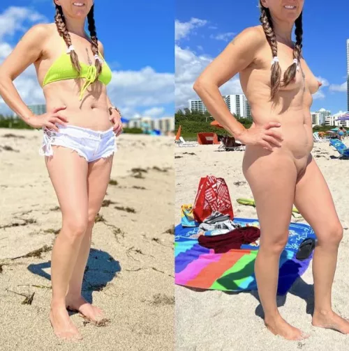 Would be nice if both of these options had a designated area at all beaches. 