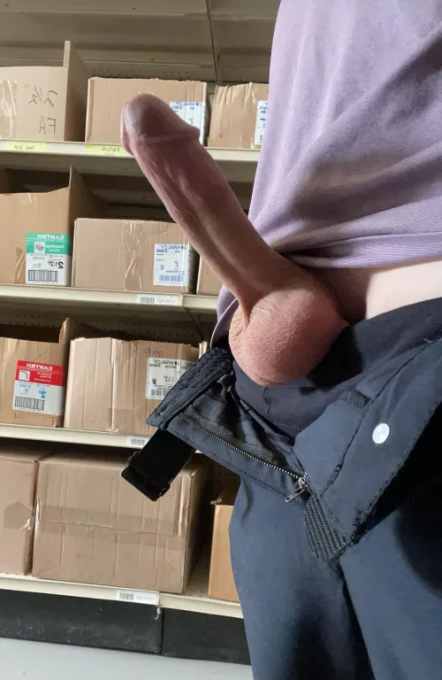 bored at work, be honest is it big?