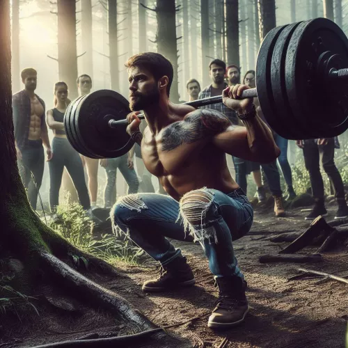 Does anyone here gave grow an ass from working out at home / calisthenics without gym and weighted squats ???