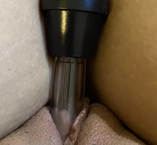 Got desperate and started pumping my clit [F]