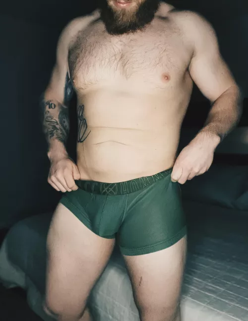 I always keep the chest hair 