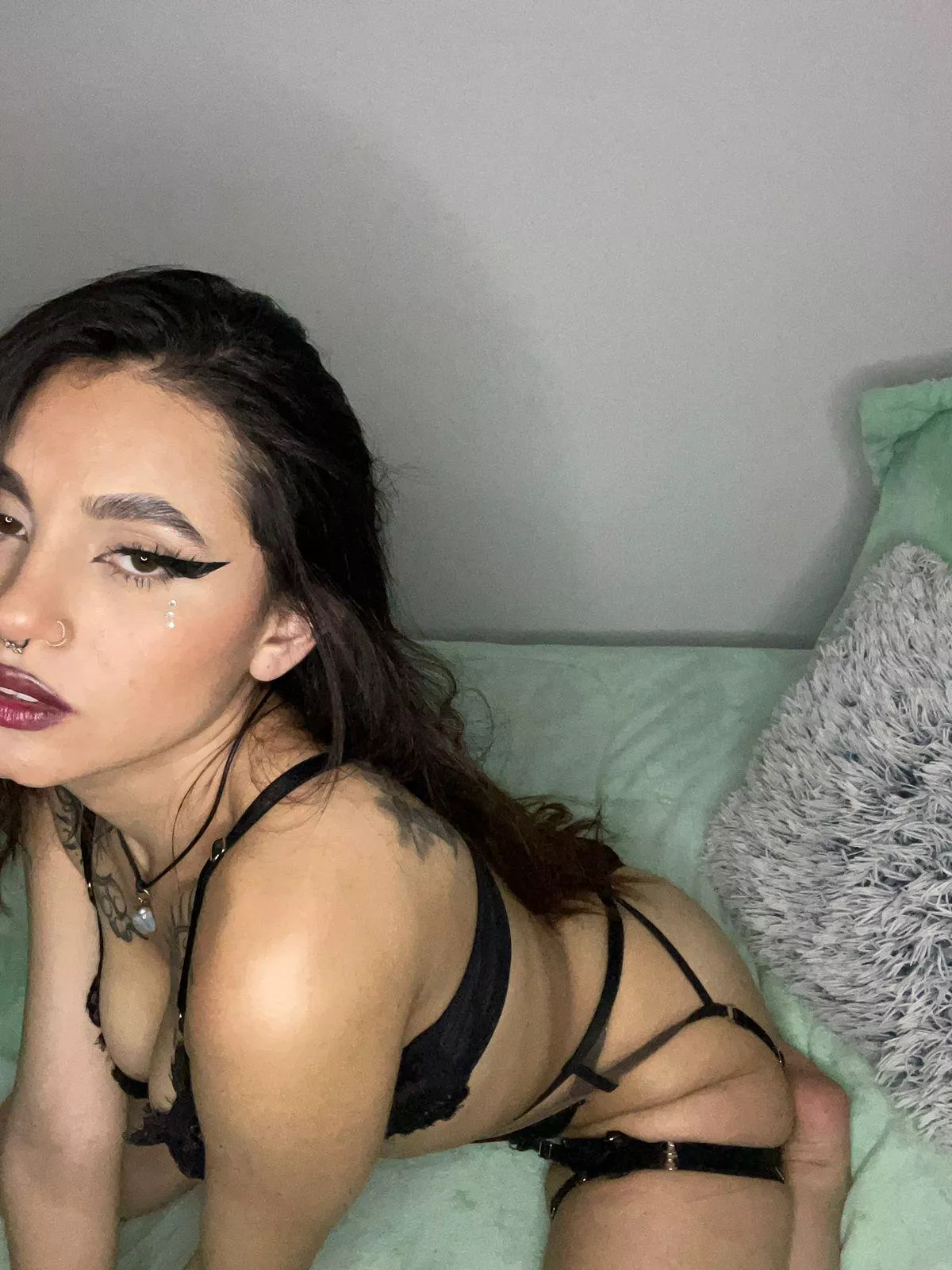 i put that dress on for you <3