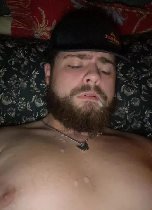 Nothing like a load in your beard 