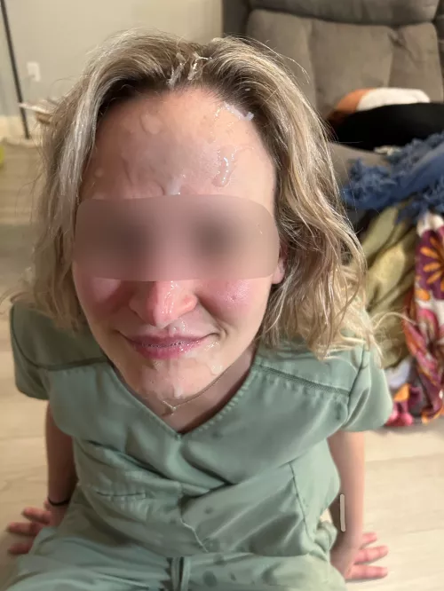 Would you cum on my face even though I’m in the middle of my shift?