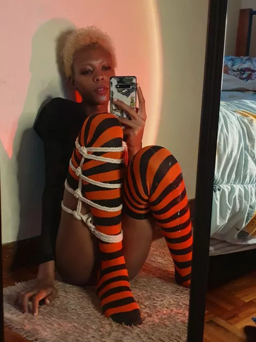 Addicted to feeling the tight grip of rope and wishing it was your hands instead 