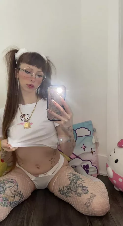 I always wear pigtails for daddy 