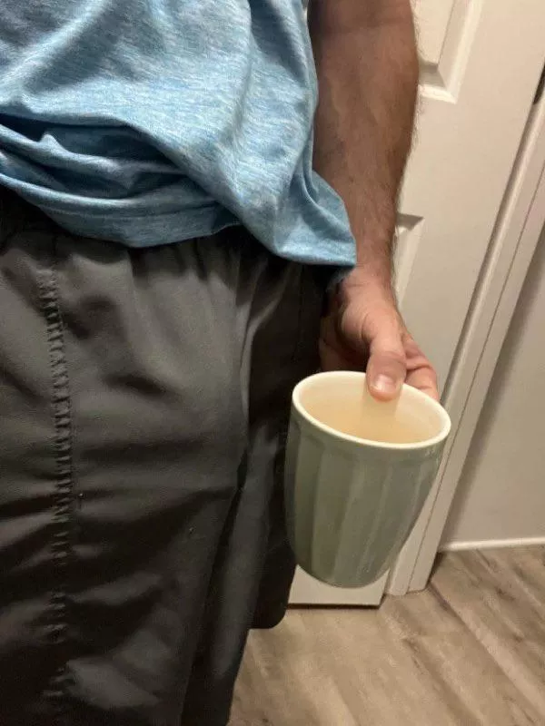 Morning outline and coffee