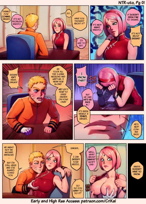 Naruto x Sakura Page 1 (CriKai)