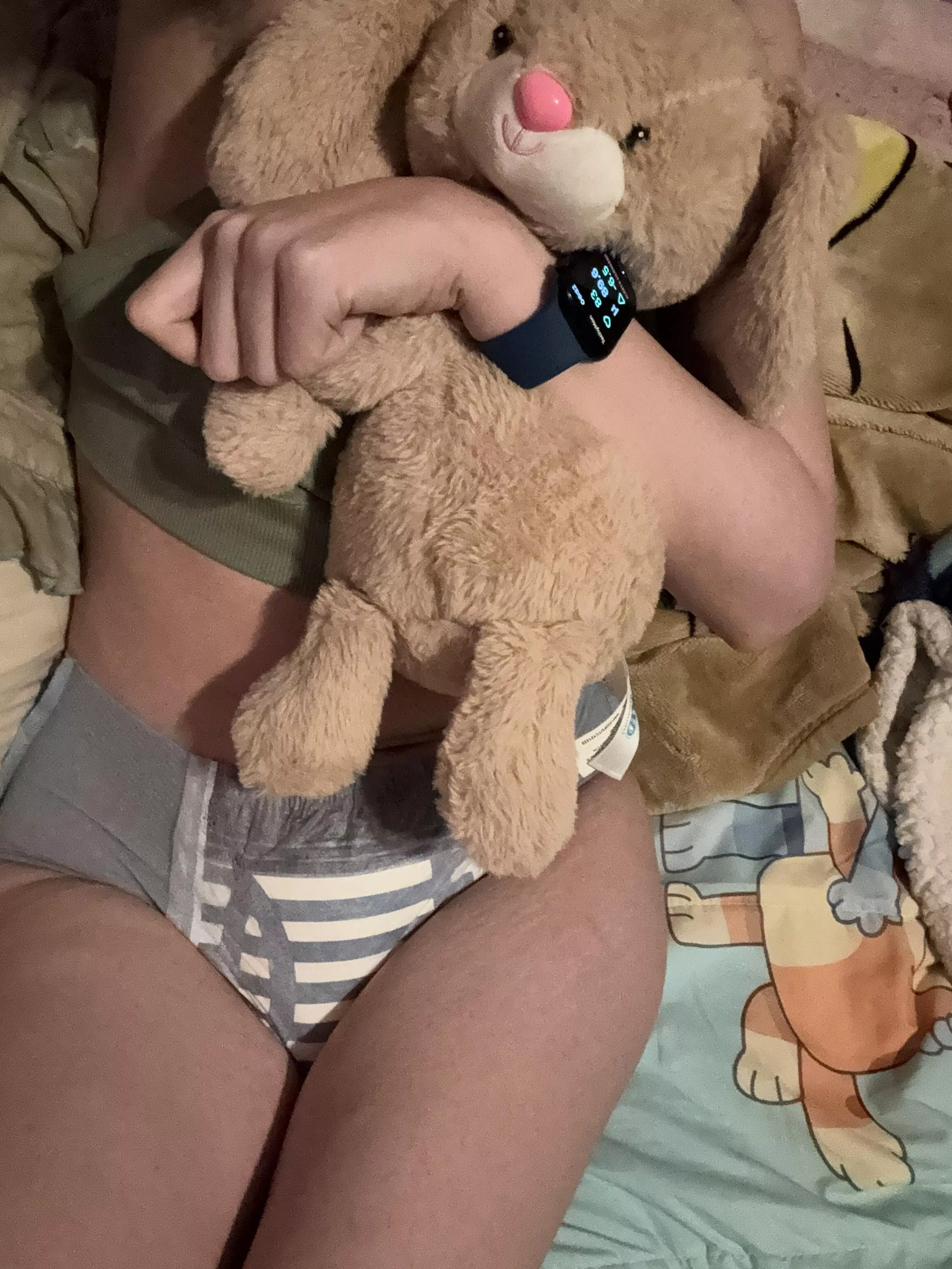 Pul up morning! My bluey sheets are all dry I promise 