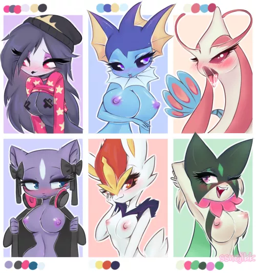 six fanarts [F] (ssnejikk) 