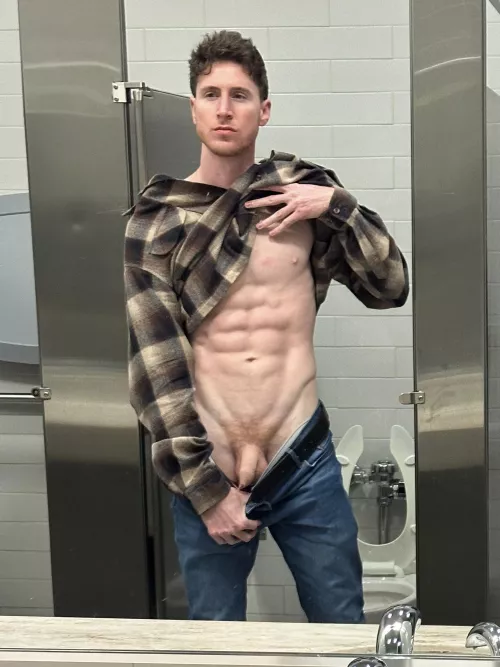 Am I the only one who secretly hopes to be walked in on in public restrooms?