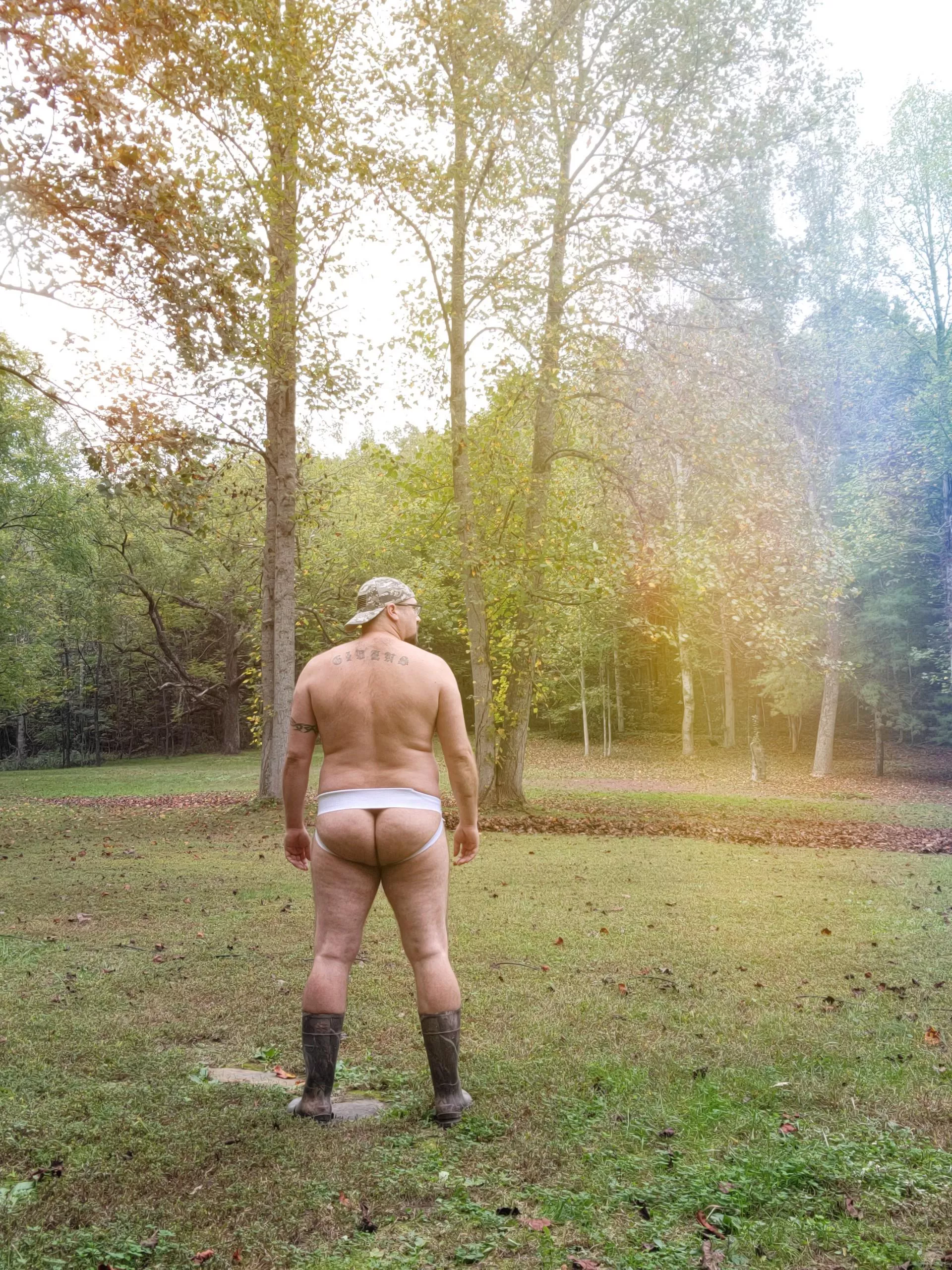 Chilling in my backyard