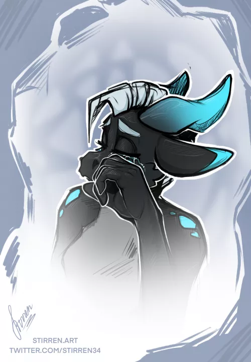 It's okay to cry sometimes (art and character by me)