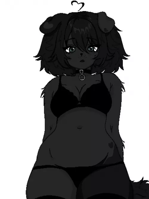 Made a fursona what do u guys think 😏🤍