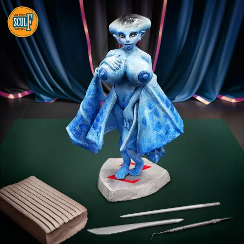 NSFW statue Ruto Princess, by Me