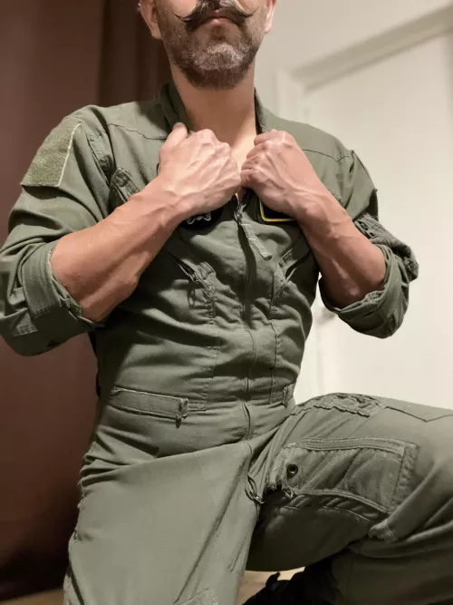 Back when I wore a flight suit. 