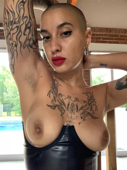 here my perfect natural titties