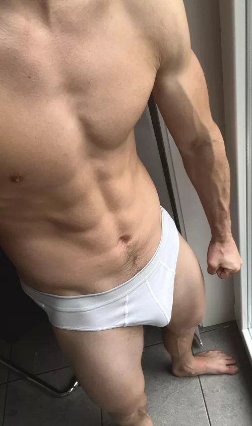 How long did you stare at my muscles and underwear? Did it make you weak?