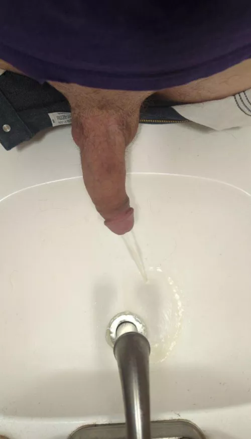 I couldn't make it, so I just had to use the sink