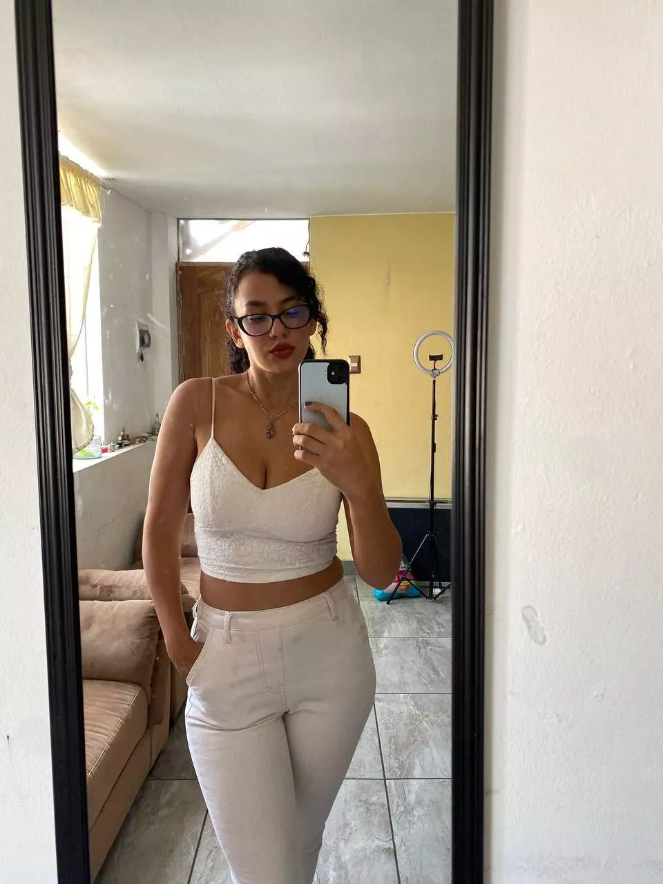 i look so classy in white.