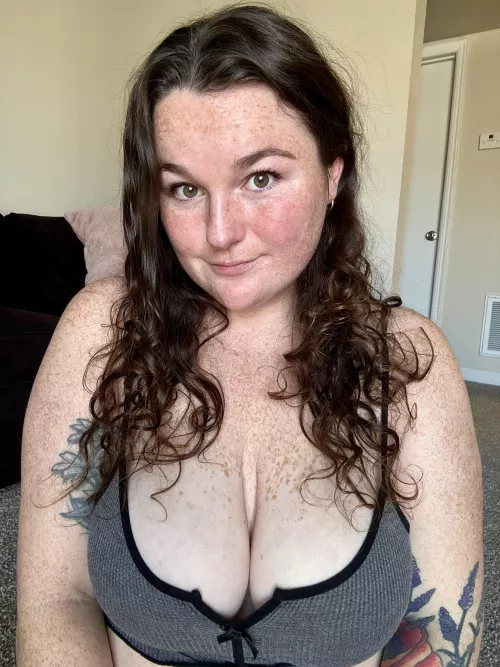 I love my chest freckles