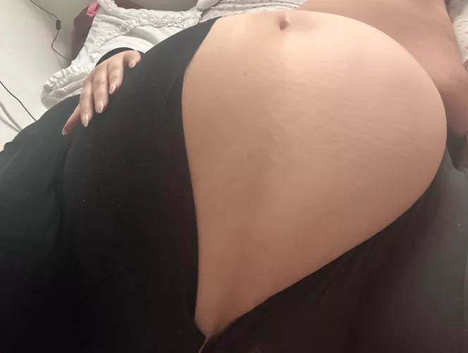 i’m pinned under my heavy belly