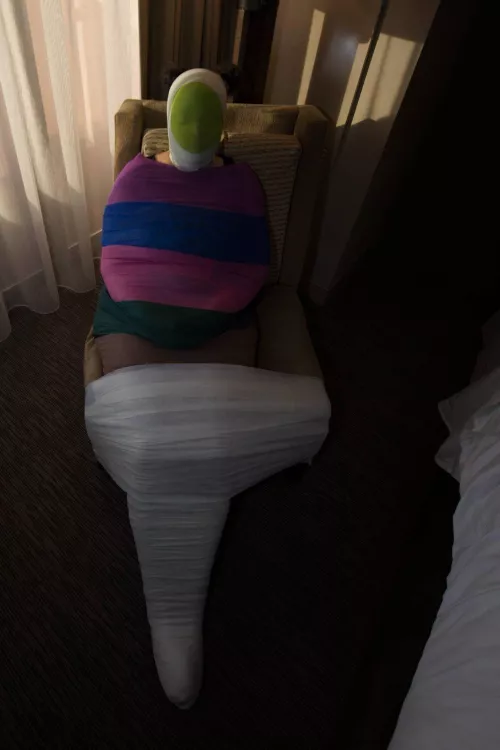 My first time wrapping🖤