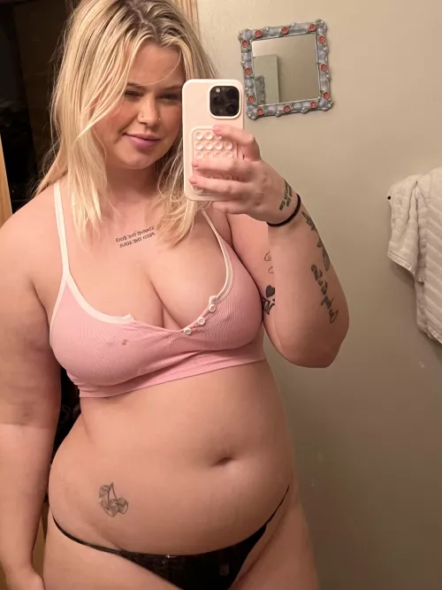 So bloated from an early bday dinner?