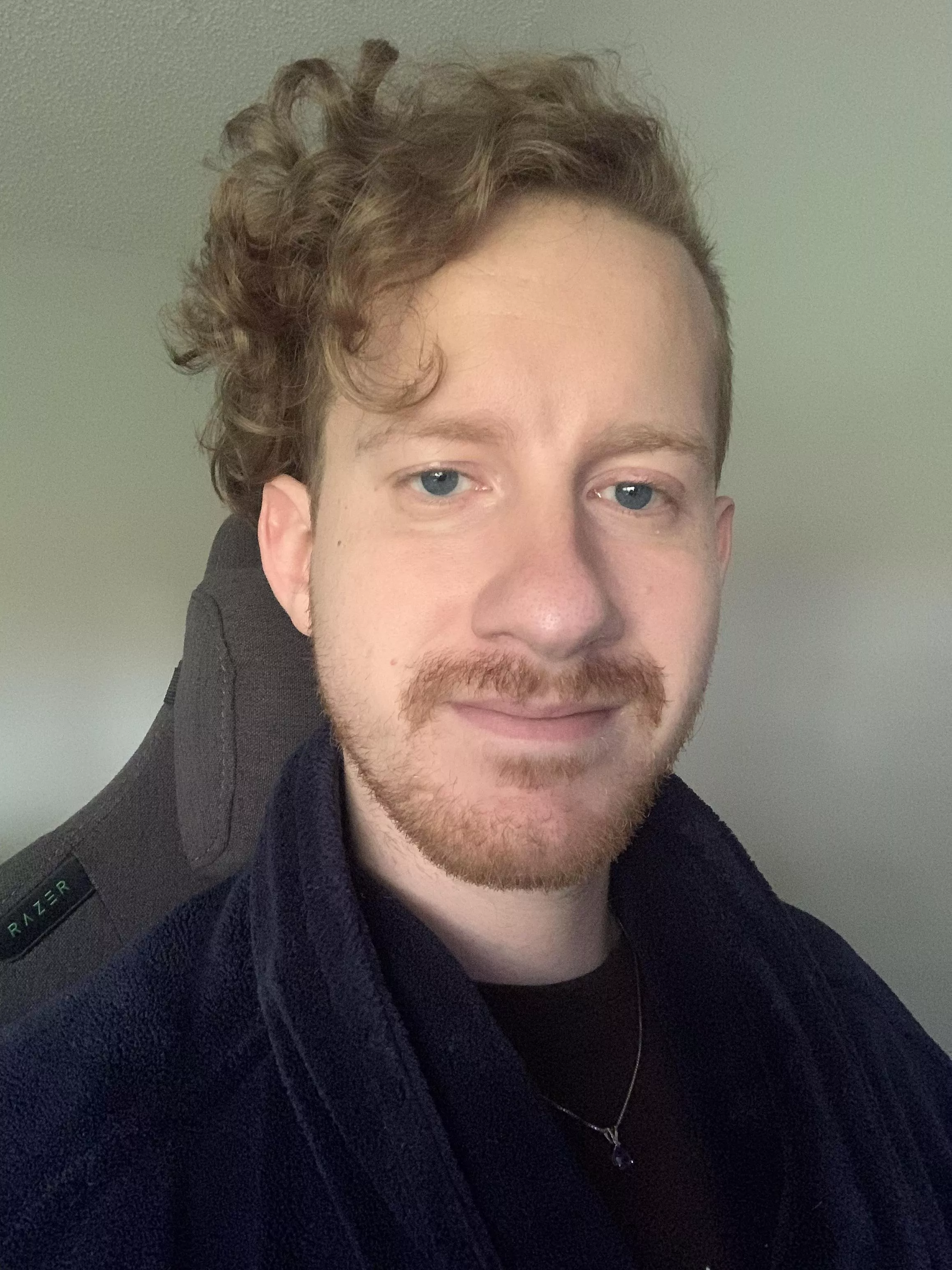 Hope everyone had a good Monday. Pardon the bed head.