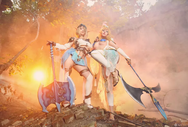 Lincia & Kukuru (Elf Village) by Yukeshiro & Mikomi Hokina