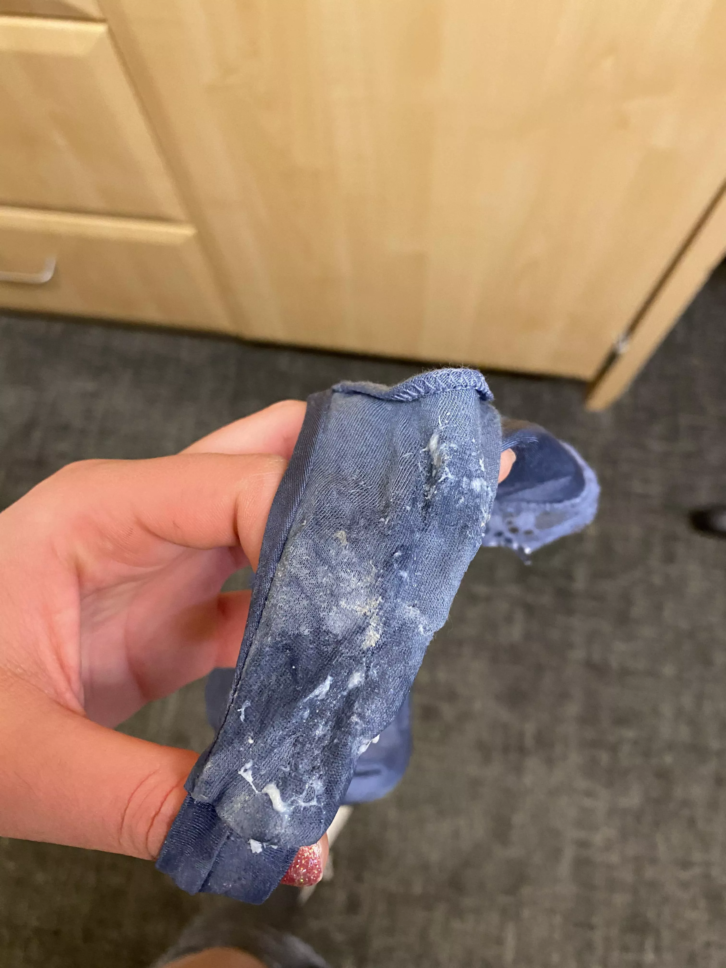 My sweet creamy panties after the gym😻