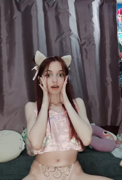 Naughty excited Kitty