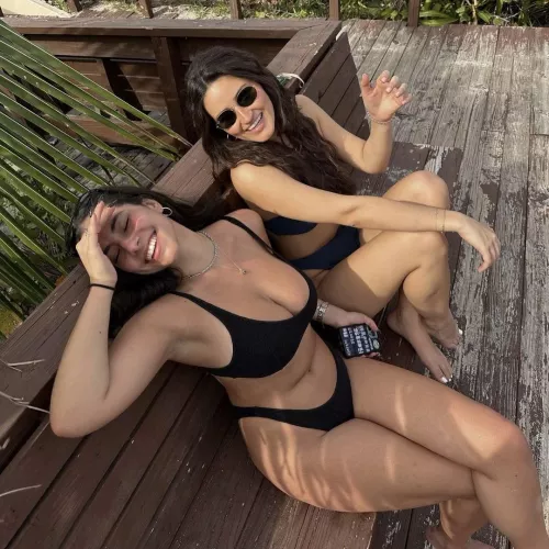 One side of the bench holds more